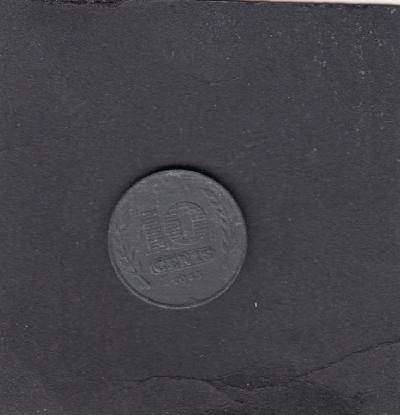 Beschrijving: 10 Cent WILHELMINA 